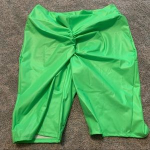 Fashion nova ruched biker shorts